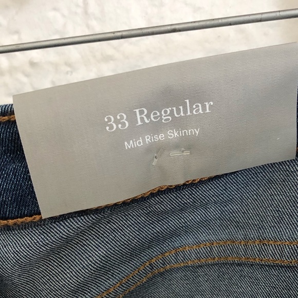 NWT Everlane Authentic Stretch Mid-Rise Jeans 33R - Picture 10 of 17